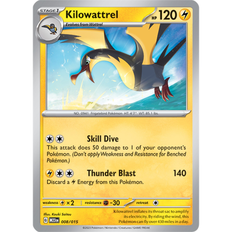 Kilowattrel 008/015 - Match Battle 2023 - Enkeltkort