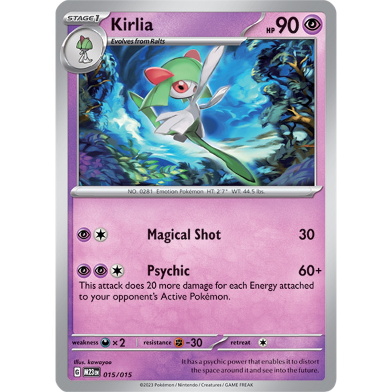 Kirlia 015/015 - Match Battle 2023 - Enkeltkort