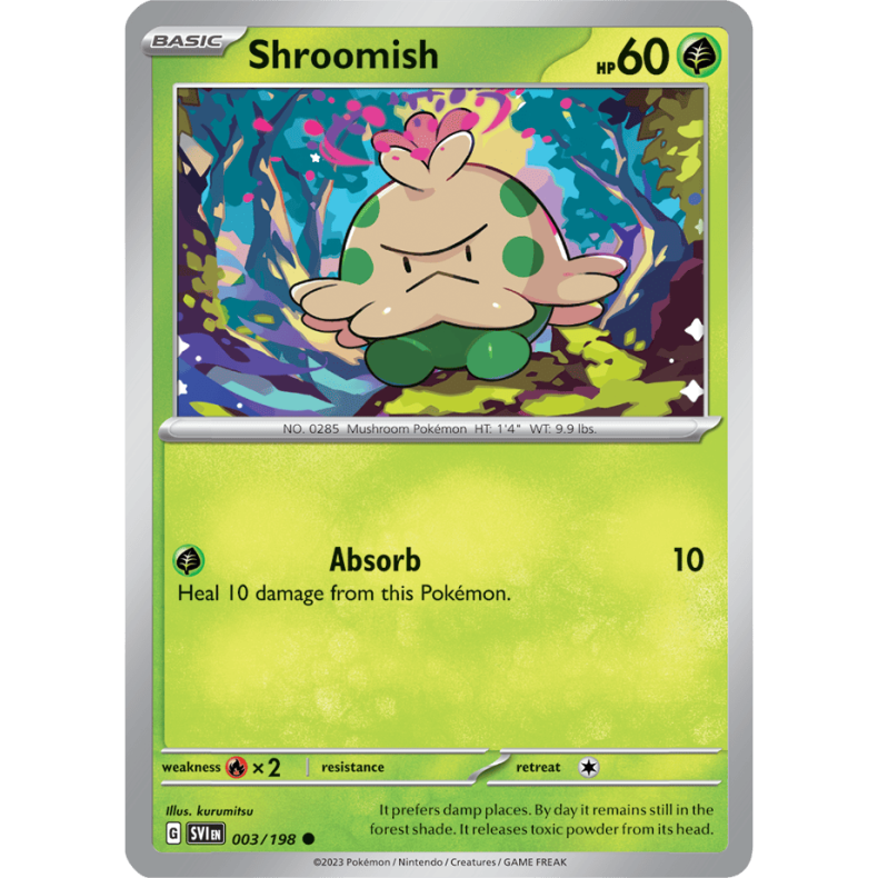 Shroomish 003/198 Scarlet &amp; Violet Enkeltkort