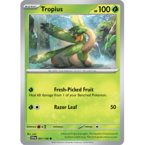 Tropius 007/198 Scarlet & Violet Enkeltkort