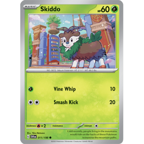 Skiddo 011/198 Scarlet & Violet Enkeltkort