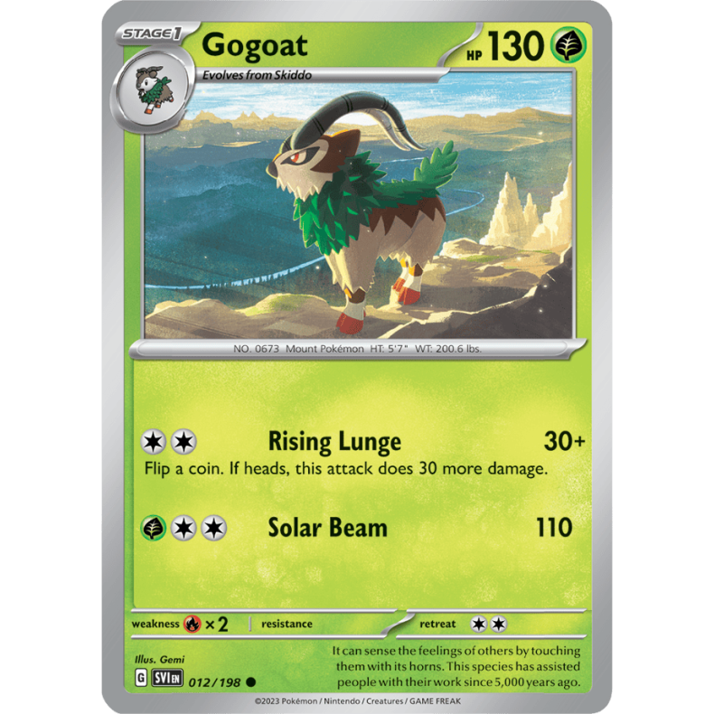 Gogoat 012/198 Scarlet &amp; Violet Enkeltkort