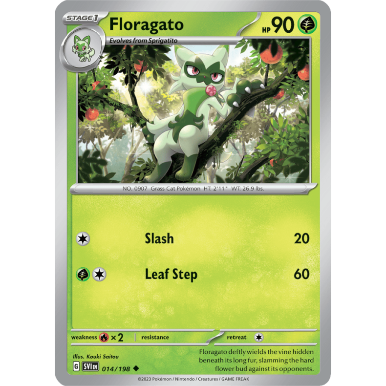 Floragato 014/198 Scarlet &amp; Violet Enkeltkort