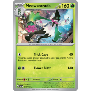 Meowscarada 015/198 Scarlet & Violet Enkeltkort