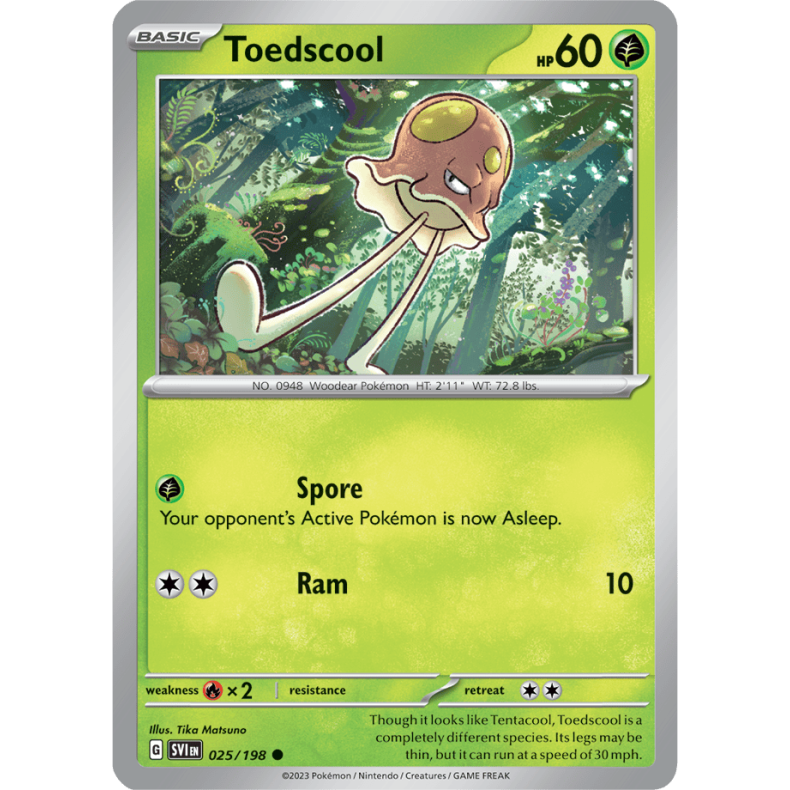 Toedscool 025/198 - Scarlet &amp; Violet Enkeltkort