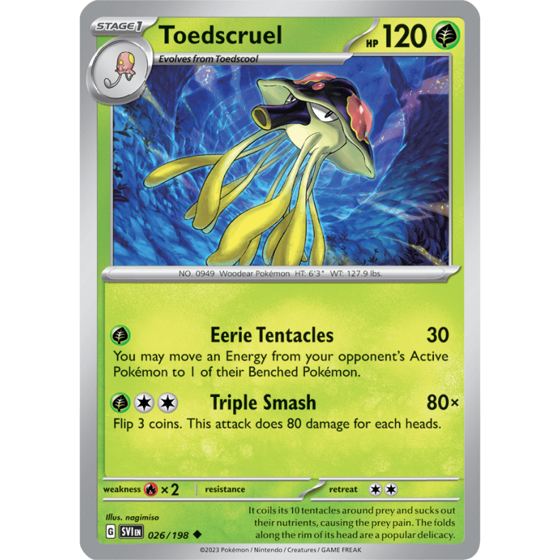 Toedscruel 026/198 - Scarlet &amp; Violet Enkeltkort