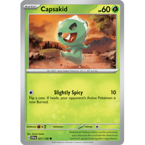 Capsakid 027/198 - Scarlet & Violet Enkeltkort