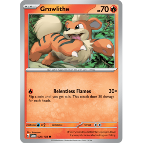 Growlithe 030/198 - Scarlet & Violet Enkeltkort
