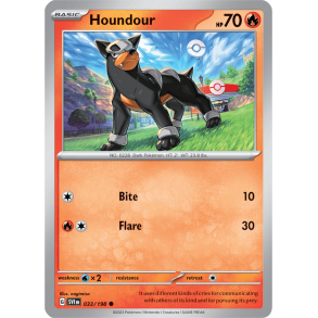 Houndour 033/198 - Scarlet & Violet Enkeltkort