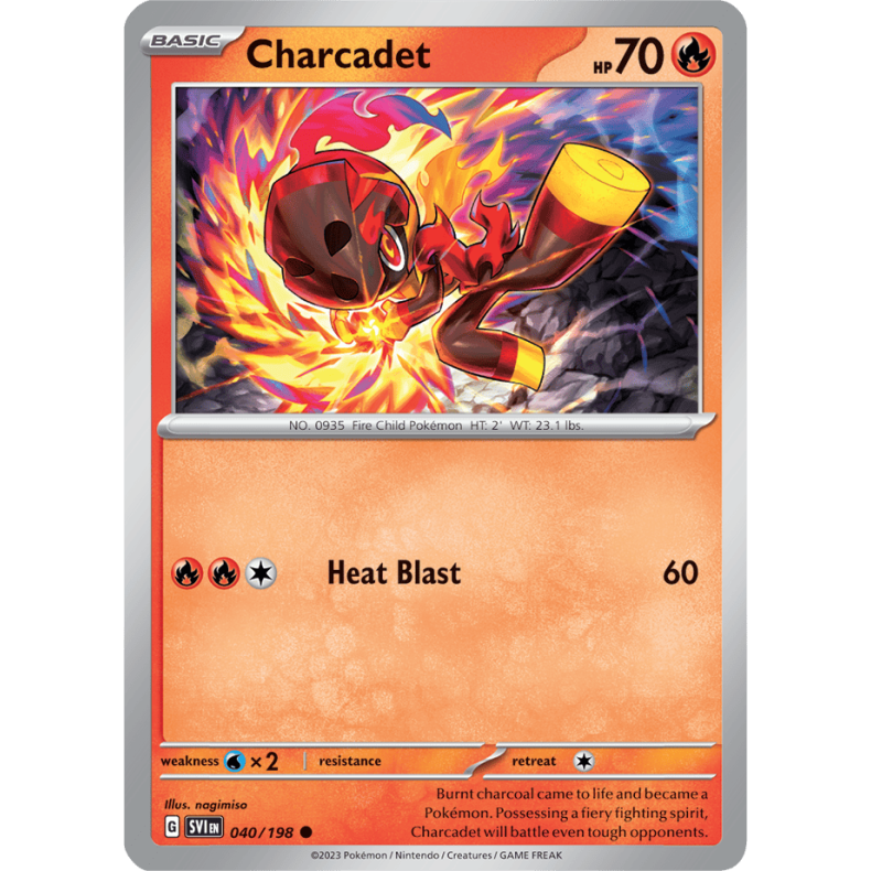 Charcadet 040/198 - Scarlet &amp; Violet Enkeltkort