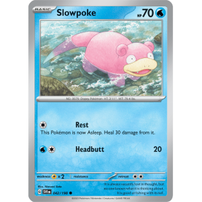 Slowpoke 042/198 - Scarlet & Violet Enkeltkort