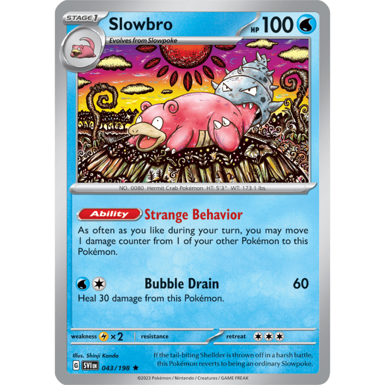 Slowbro 043/198 - Scarlet &amp; Violet Enkeltkort