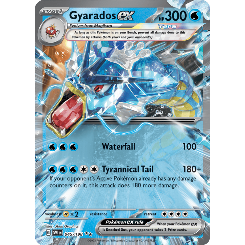 Gyarados ex 045/198 - Scarlet &amp; Violet Enkeltkort