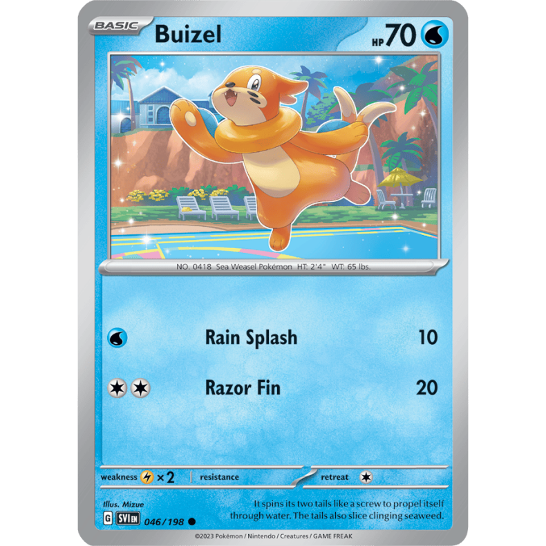 Buizel 046/198 - Scarlet &amp; Violet Enkeltkort