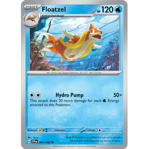 Floatzel 047/198 - Scarlet & Violet Enkeltkort