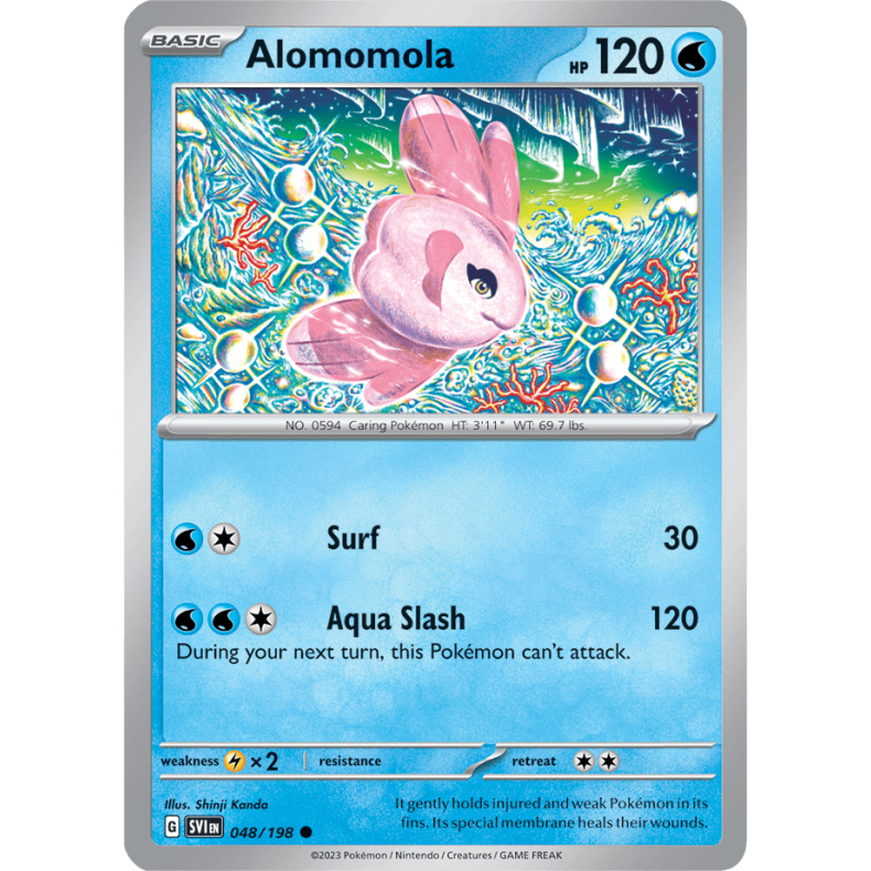 Alomomola 048/198 - Scarlet &amp; Violet Enkeltkort