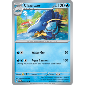 Clawitzer 050/198 - Scarlet & Violet Enkeltkort