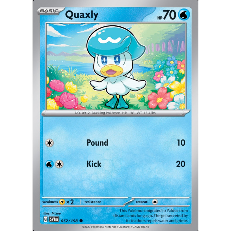 Quaxly 052/198 - Scarlet &amp; Violet Enkeltkort