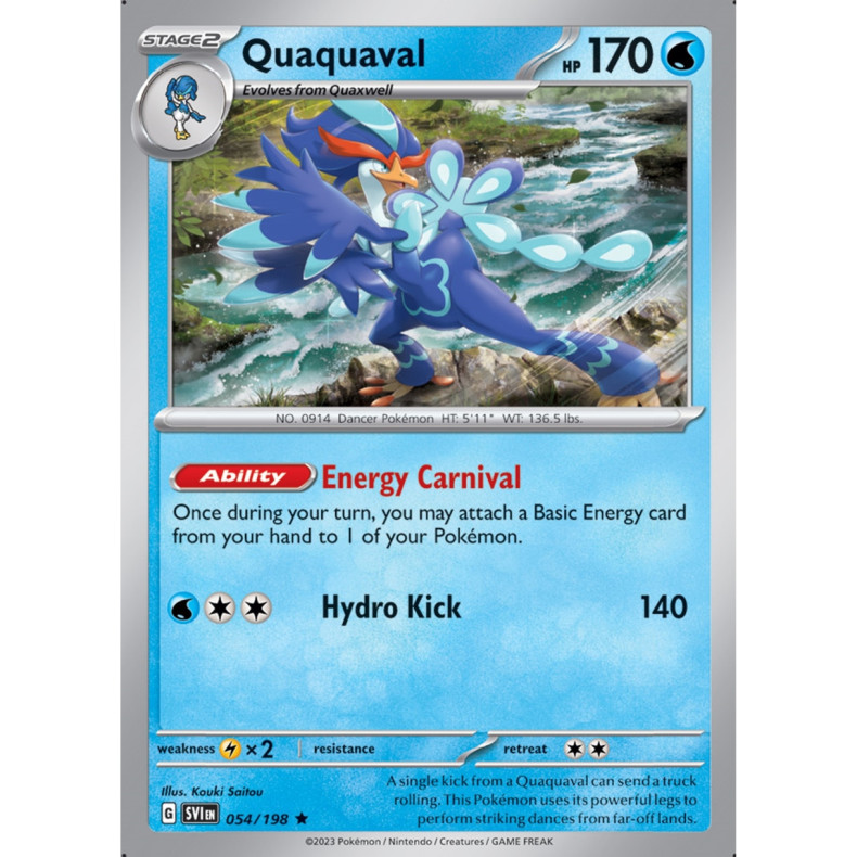 Quaquaval 054/198 - Scarlet &amp; Violet Enkeltkort