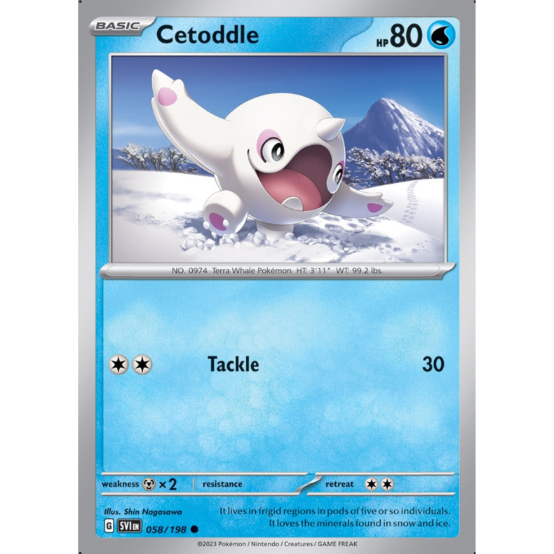 Cetoddle 058/198 - Scarlet &amp; Violet Enkeltkort