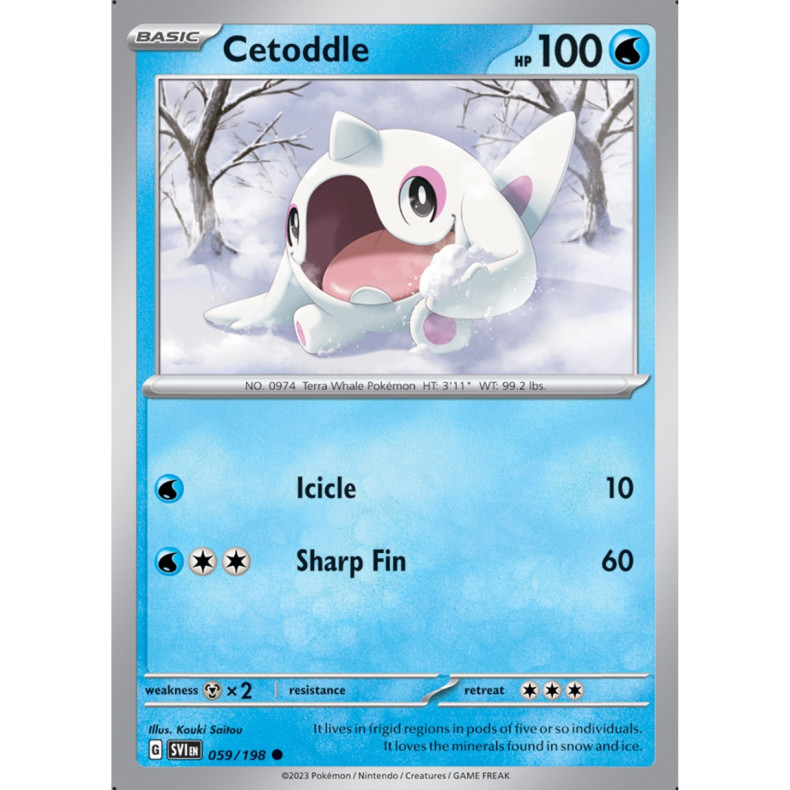 Cetoddle 059/198 - Scarlet &amp; Violet Enkeltkort