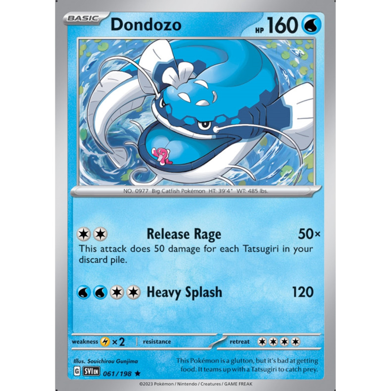 Dondozo 061/198 - Scarlet &amp; Violet Enkeltkort