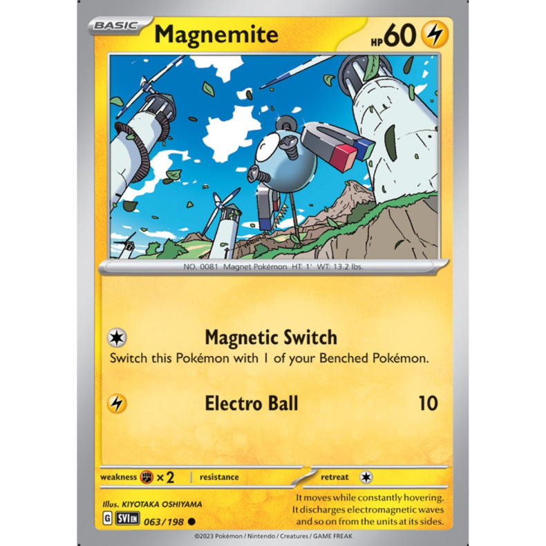 Magnemite 063/198 - Scarlet &amp; Violet Enkeltkort