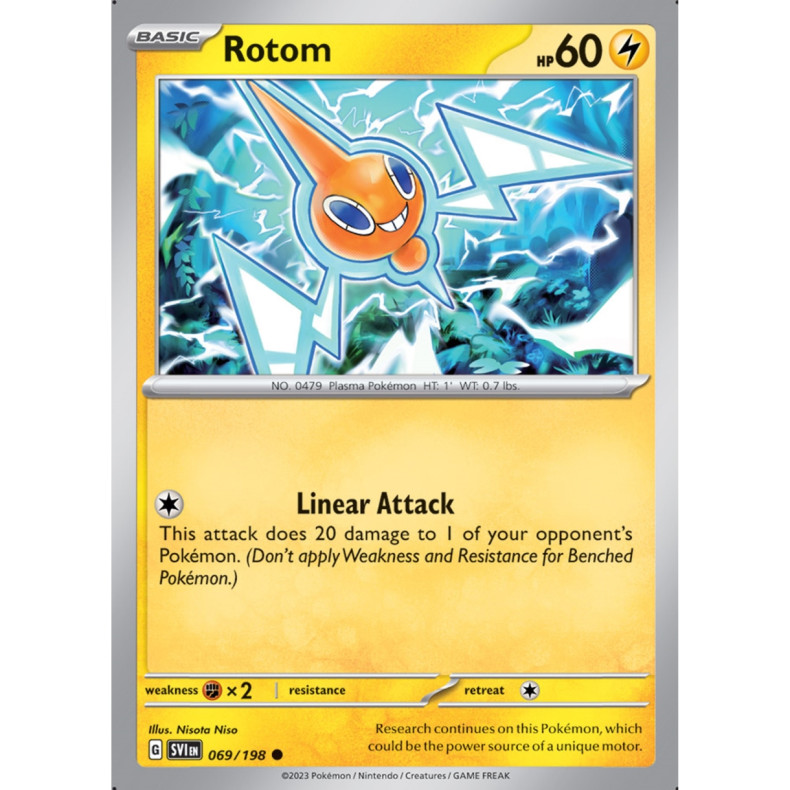 Rotom 069/198 - Scarlet &amp; Violet Enkeltkort