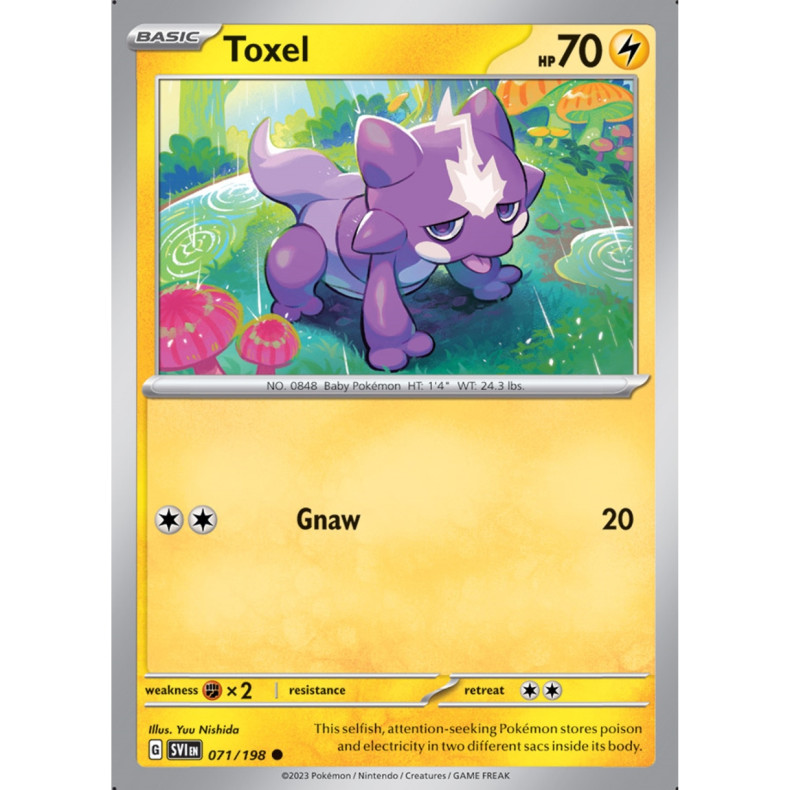 Toxel 071/198 - Scarlet &amp; Violet Enkeltkort