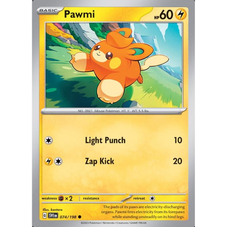 Pawmi 074/198 - Scarlet &amp; Violet Enkeltkort
