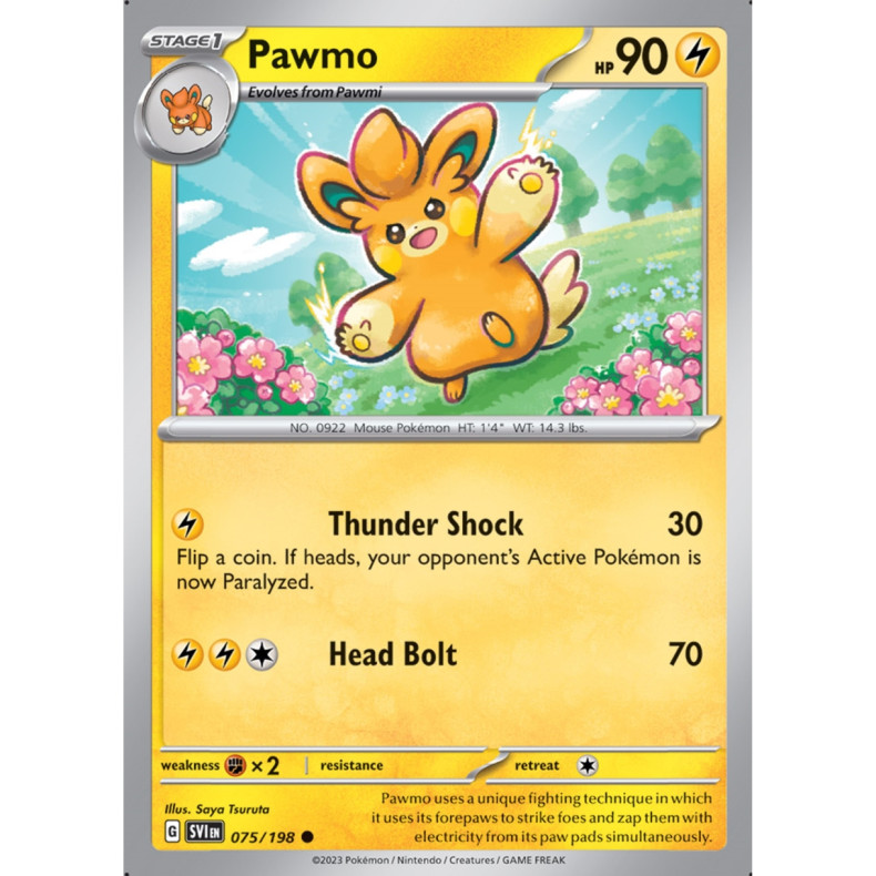 Pawmo 075/198 - Scarlet &amp; Violet Enkeltkort