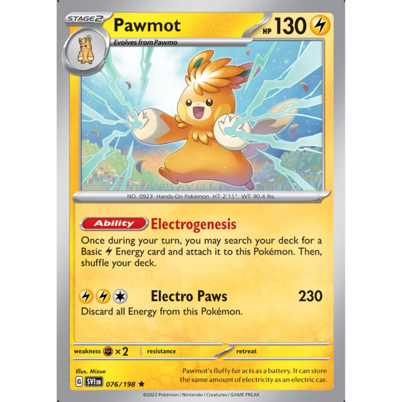 Pawmot 076/198 - Scarlet &amp; Violet Enkeltkort