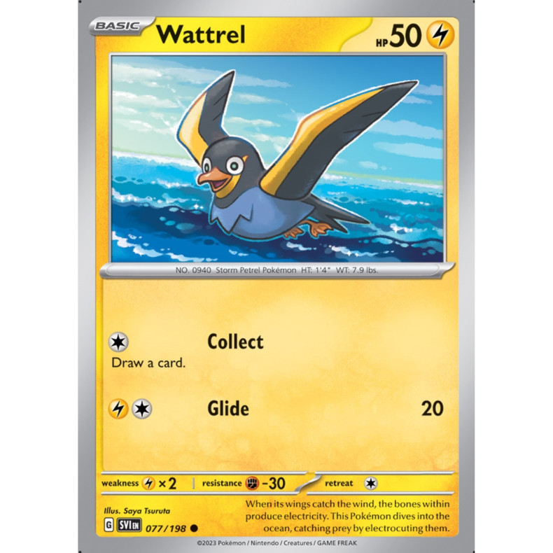 Wattrel 077/198 - Scarlet &amp; Violet Enkeltkort