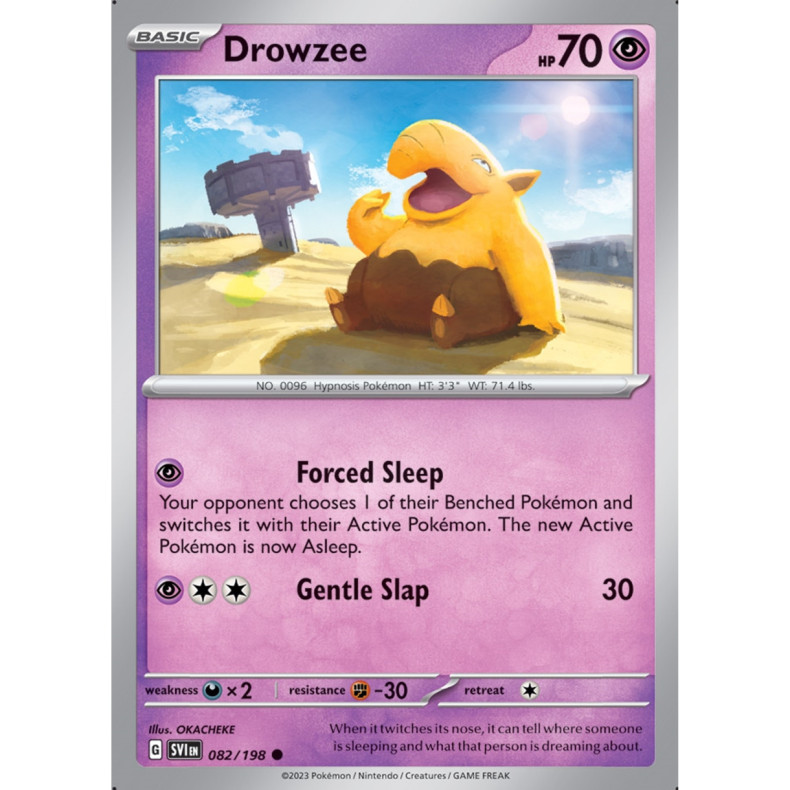 Drowzee 082/198 - Scarlet &amp; Violet Enkeltkort