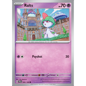 Ralts 084/198 - Scarlet & Violet Enkeltkort