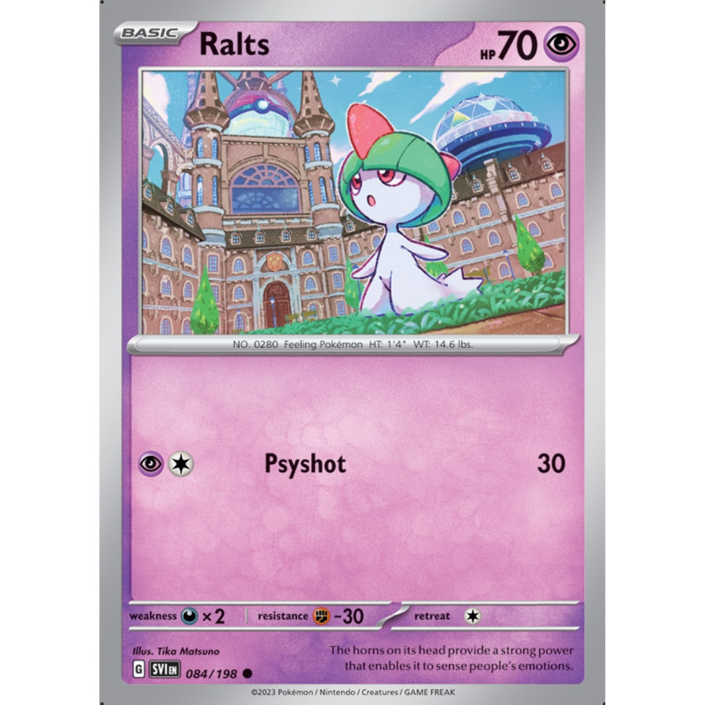 Ralts 084/198 - Scarlet &amp; Violet Enkeltkort