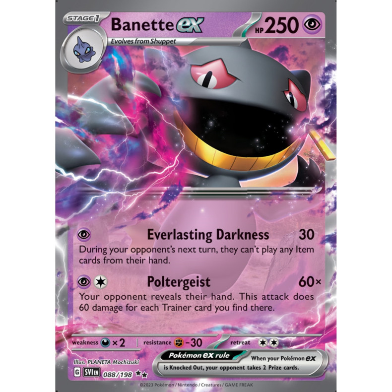 Banette ex 088/198 - Scarlet &amp; Violet Enkeltkort