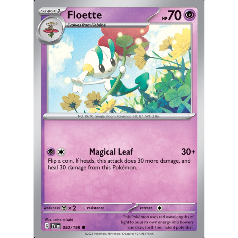 Floette 092/198 - Scarlet &amp; Violet Enkeltkort