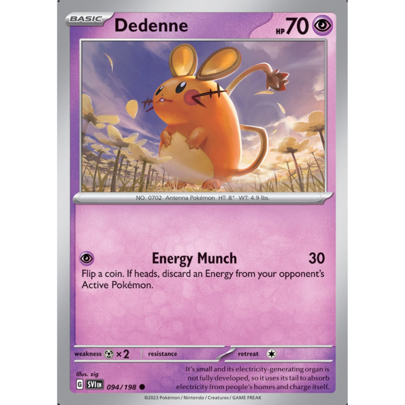 Dedenne 094/198 - Scarlet &amp; Violet Enkeltkort