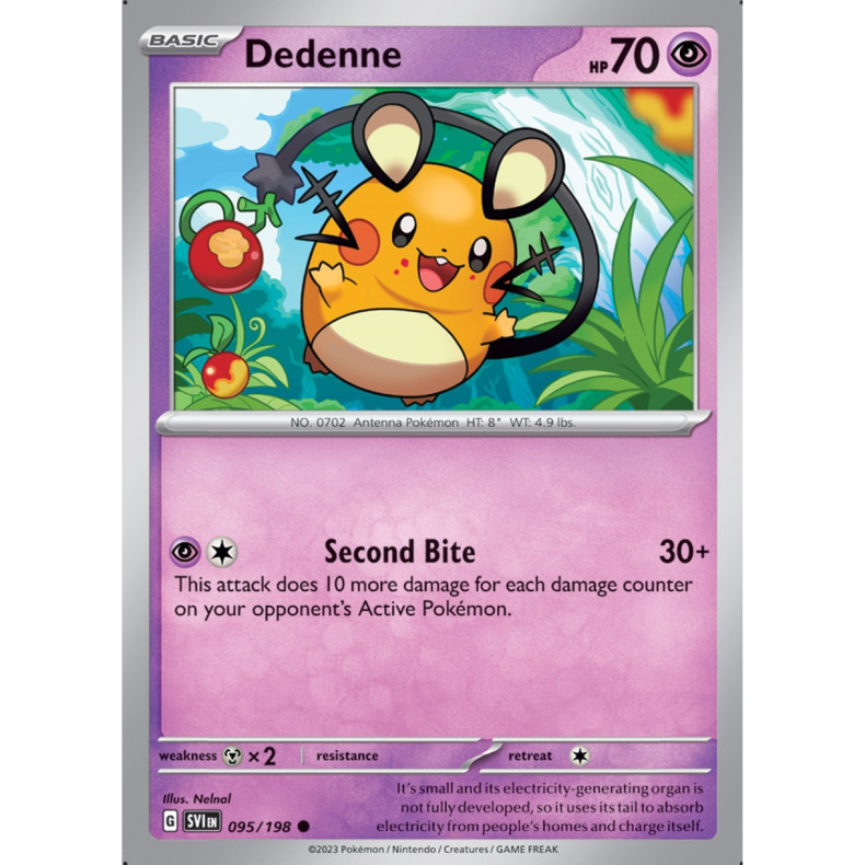 Dedenne 095/198 - Scarlet &amp; Violet Enkeltkort