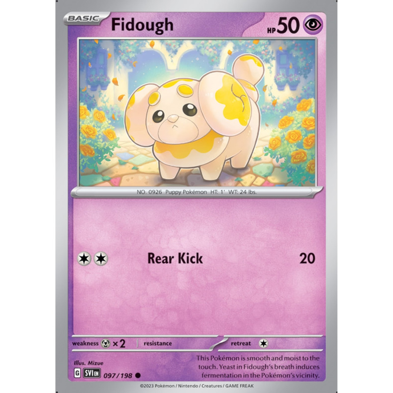 Fidough 097/198 - Scarlet &amp; Violet Enkeltkort
