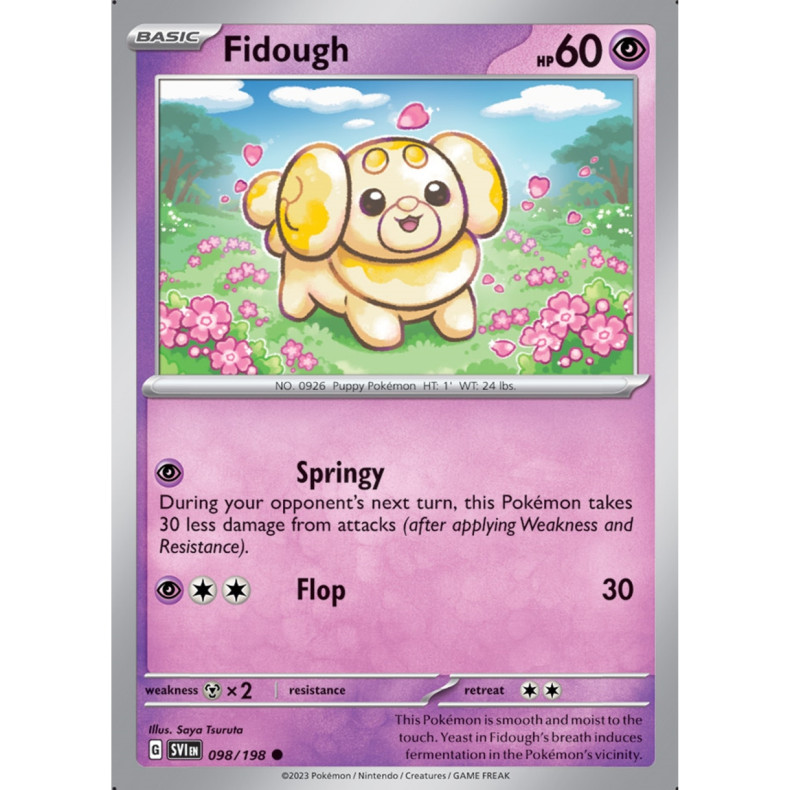 Fidough 098/198 - Scarlet &amp; Violet Enkeltkort
