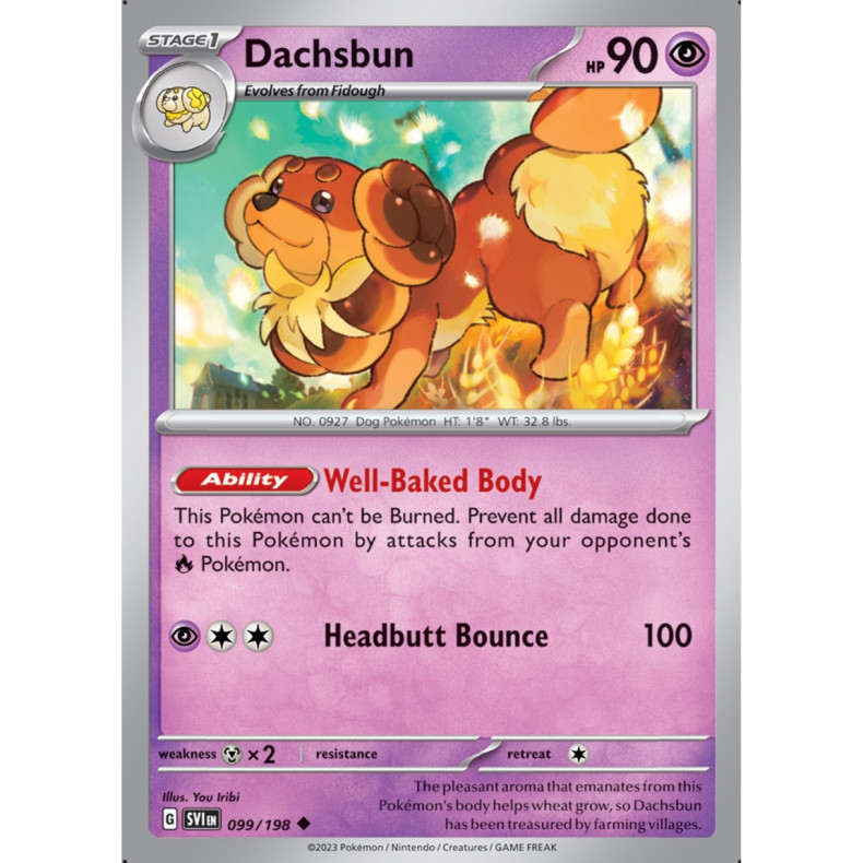 Dachsbun 099/198 - Scarlet &amp; Violet Enkeltkort