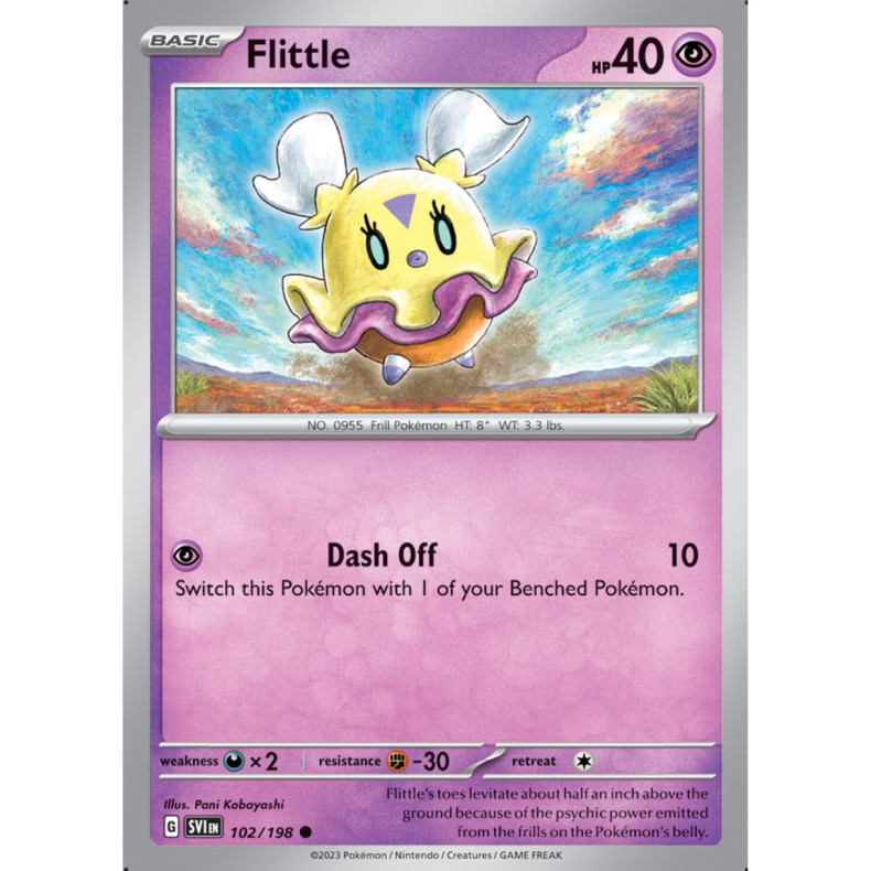 Flittle 102/198 - Scarlet &amp; Violet Enkeltkort