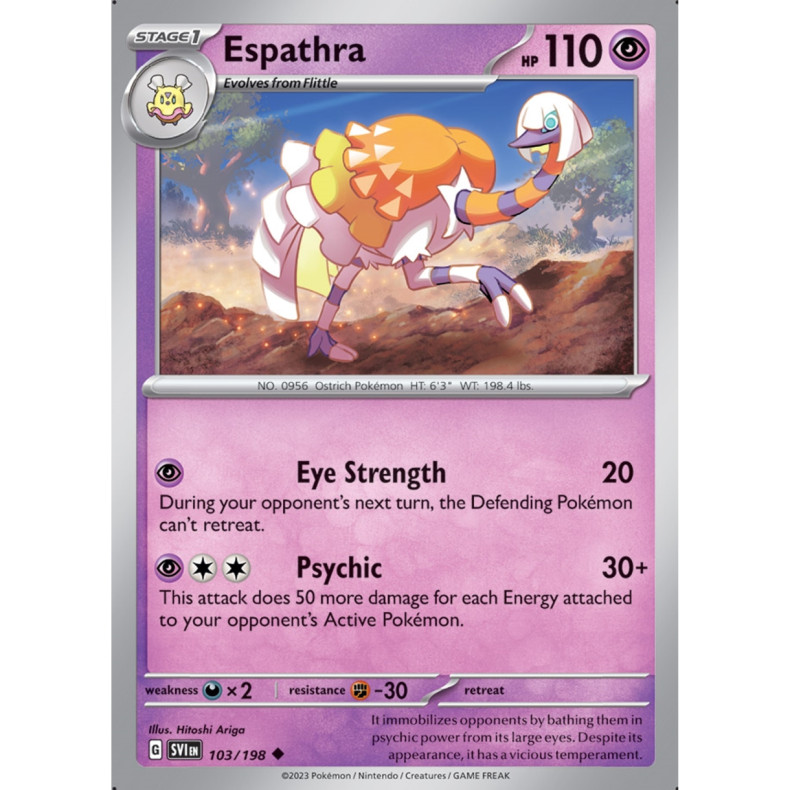 Espathra 103/198 - Scarlet &amp; Violet Enkeltkort