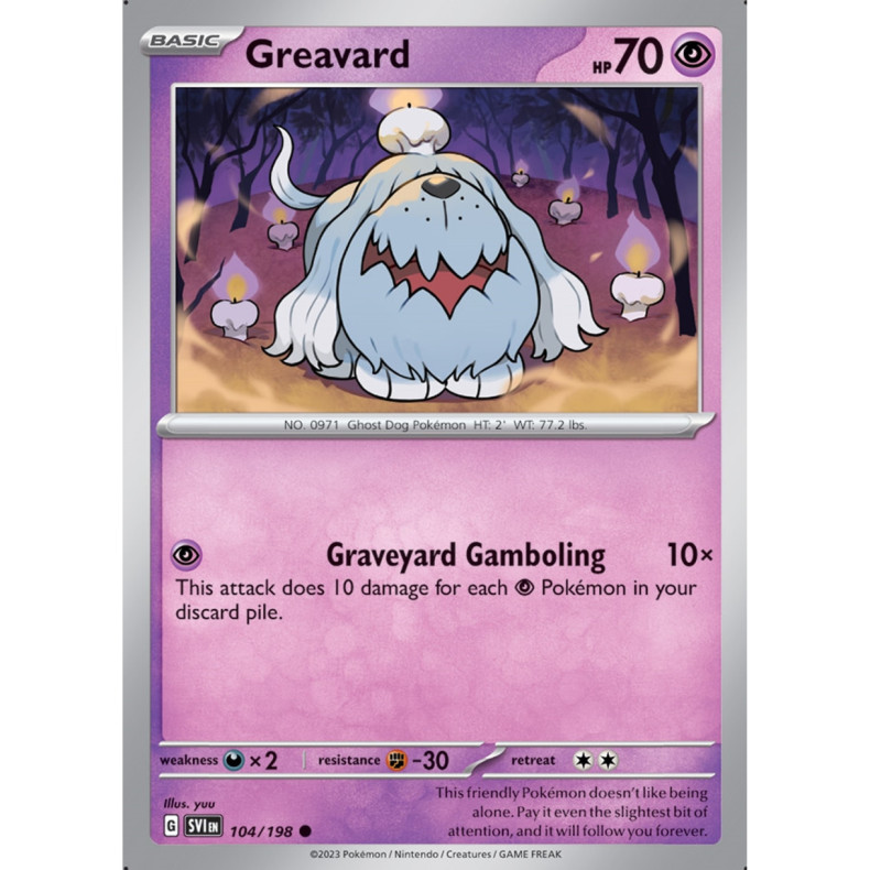 Greavard 104/198 - Scarlet &amp; Violet Enkeltkort