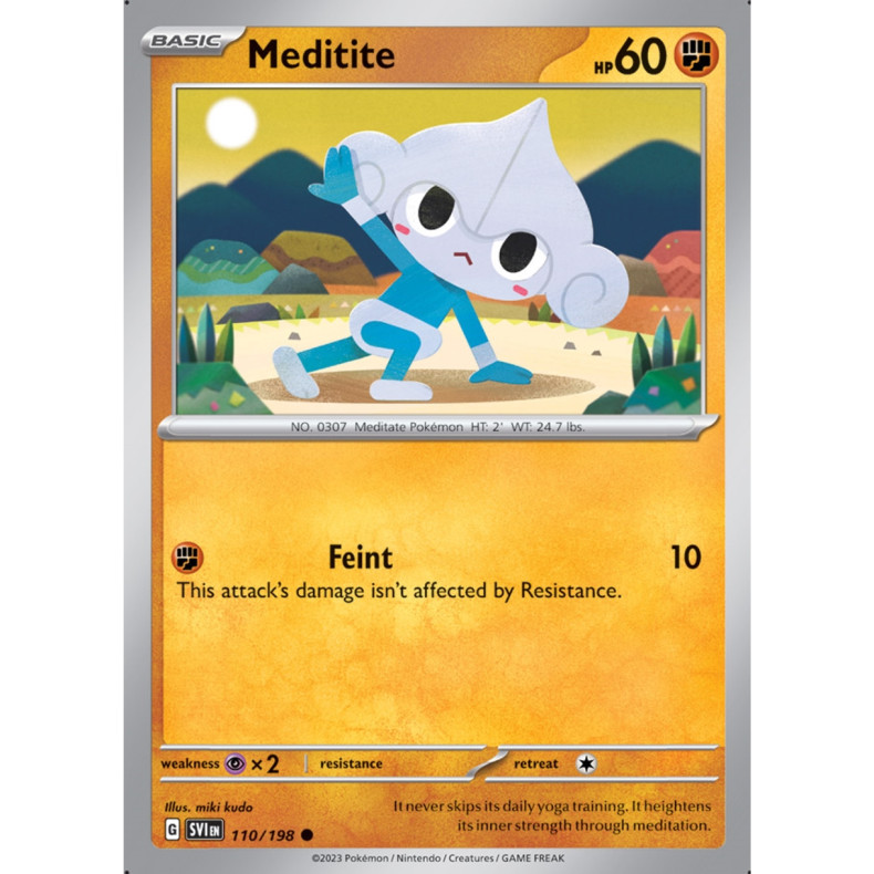 Meditite 110/198 - Scarlet &amp; Violet Enkeltkort