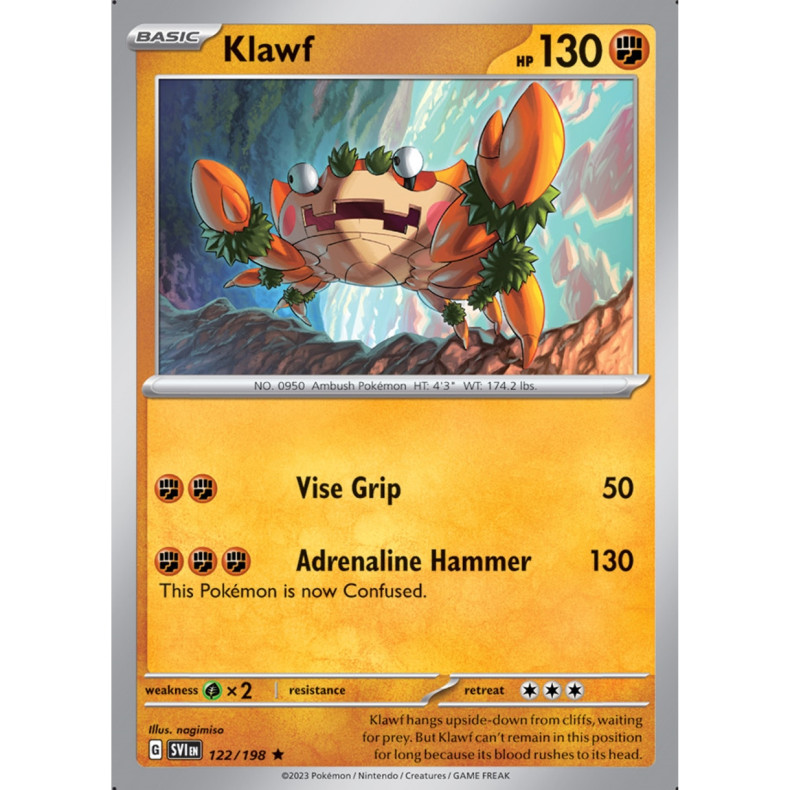 Klawf 122/198 - Scarlet &amp; Violet Enkeltkort