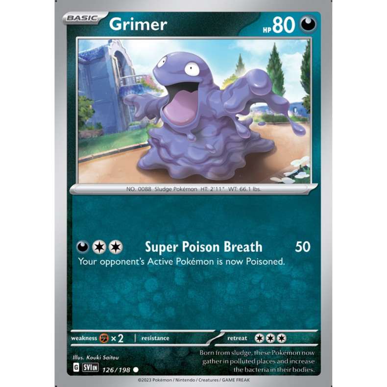 Grimer 126/198 - Scarlet &amp; Violet Enkeltkort