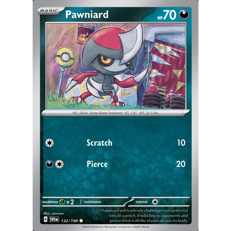 Pawniard 132/198 - Scarlet &amp; Violet Enkeltkort